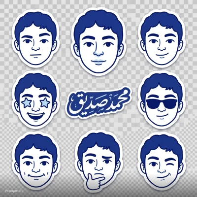 نمونه خروجی تصویر هنری ساخته‌شده با پرامپت nano banana nano banana 2 faire un sticker avec contour blanc et remove le